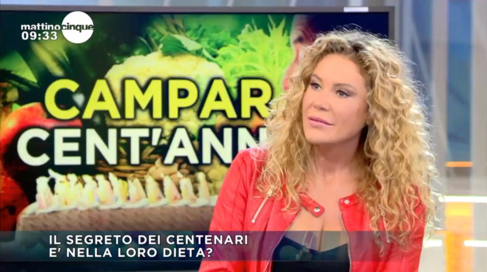 Samantah Biale a Mattino 5 - Il segrteto dei centenari è nella loro dieta?